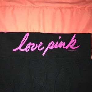 Pink yoga pants